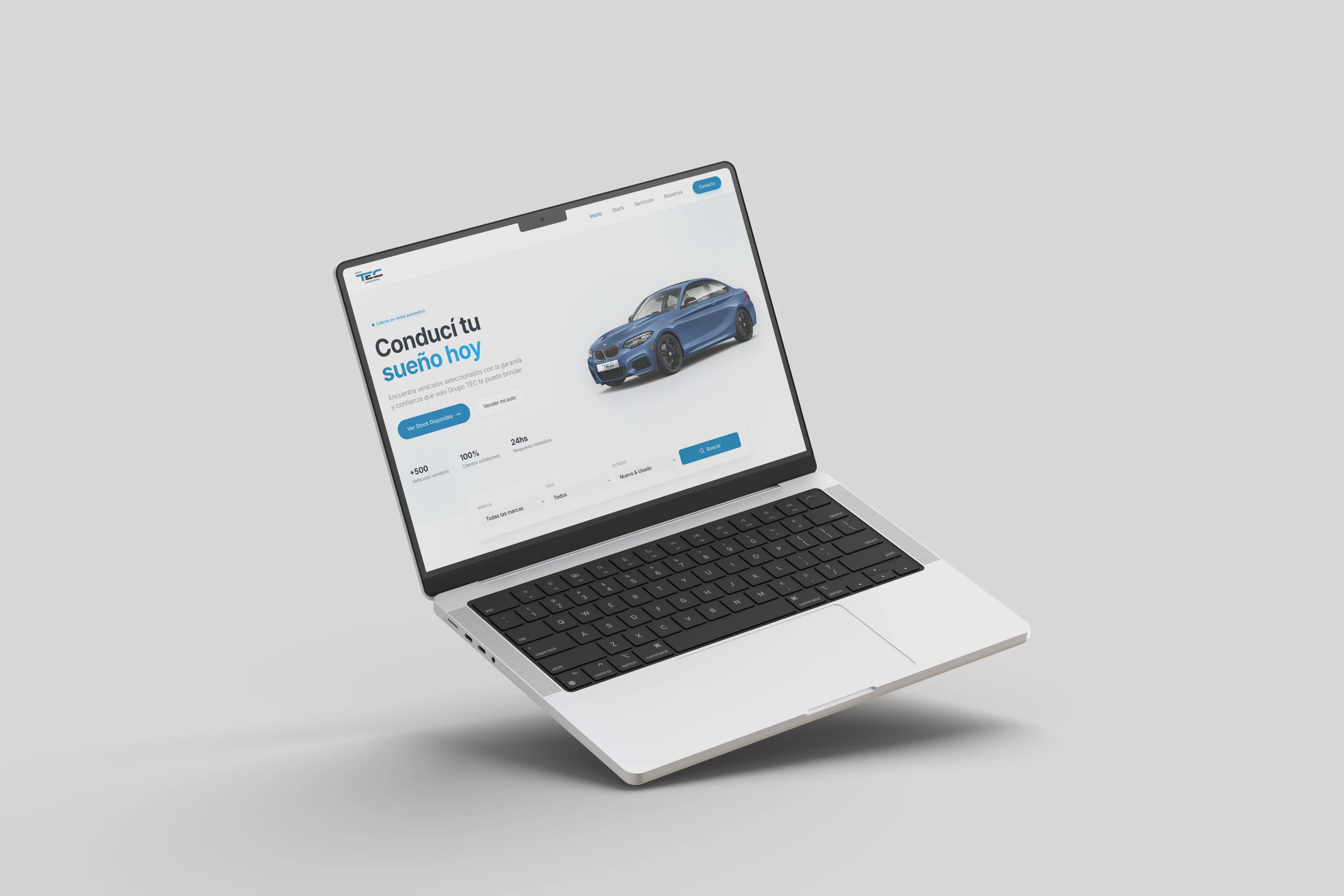 Ejemplo de sitio web profesional creado por Berlin Code para Xpress Pools Florida